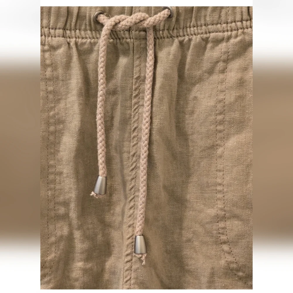 Blank NYC Linen Cargo Shorts Beige Size 28 Lightweight Summer Beach Casual NWT - Picture 8 of 16